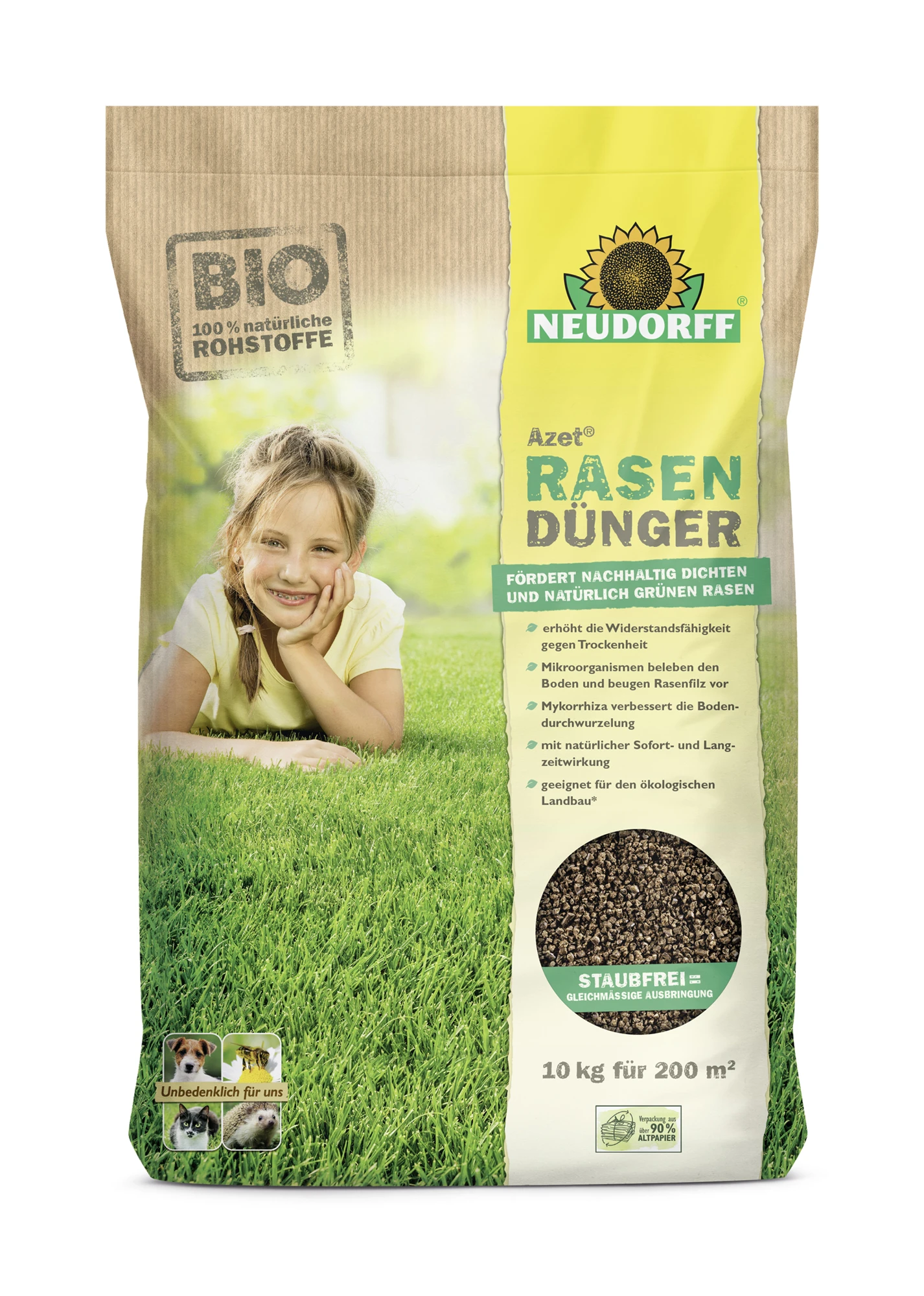 Azet RasenDünger (10 Kg) | Rasendünger Von Neudorff 3 Azet RasenDünger (10 Kg) | Rasendünger Von Neudorff