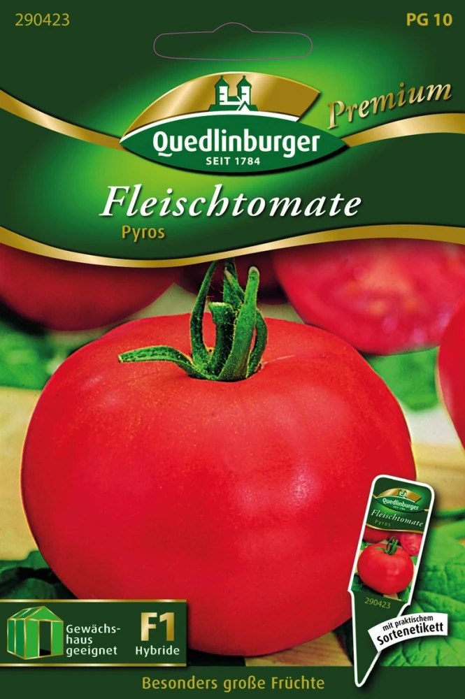 FleischTomate Pyros | Fleischtomatensamen Von Quedlinburger 3 FleischTomate Pyros | Fleischtomatensamen Von Quedlinburger