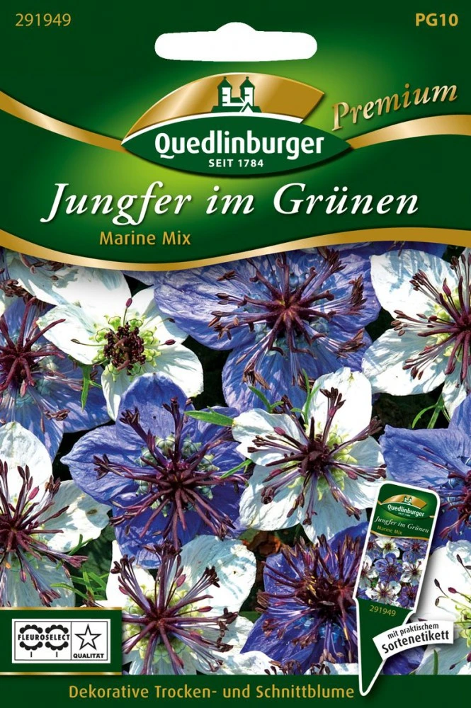 Jungfer Im Grünen Marine Mischung | Jungfer Im Grünen Samen Von Quedlinburger 3 Jungfer Im Grünen Marine Mischung | Jungfer Im Grünen Samen Von Quedlinburger