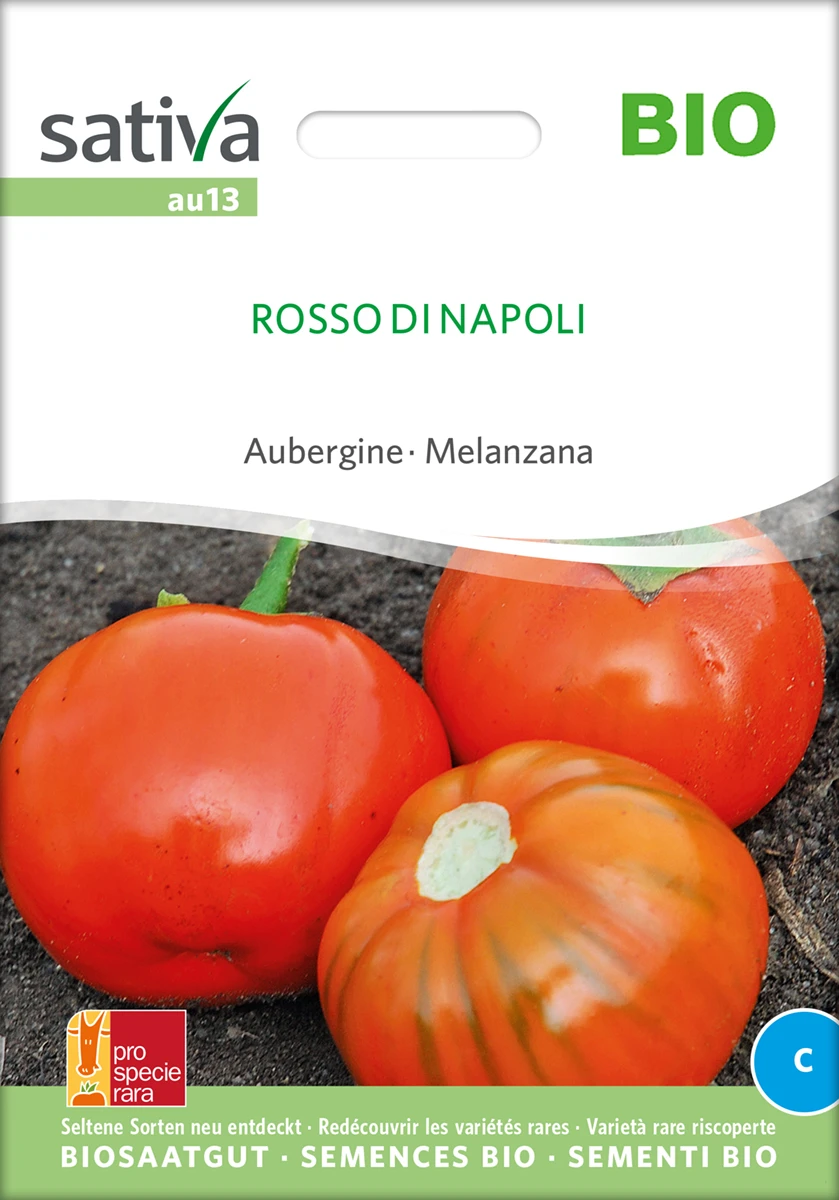 Aubergine Rosso Di Napoli | BIO Auberginensamen Von Sativa Rheinau 3 Aubergine Rosso Di Napoli | BIO Auberginensamen Von Sativa Rheinau