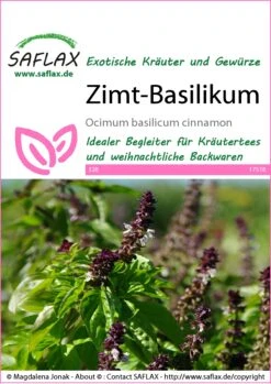 Zimt-Basilikum | Basilikumsamen Von Saflax