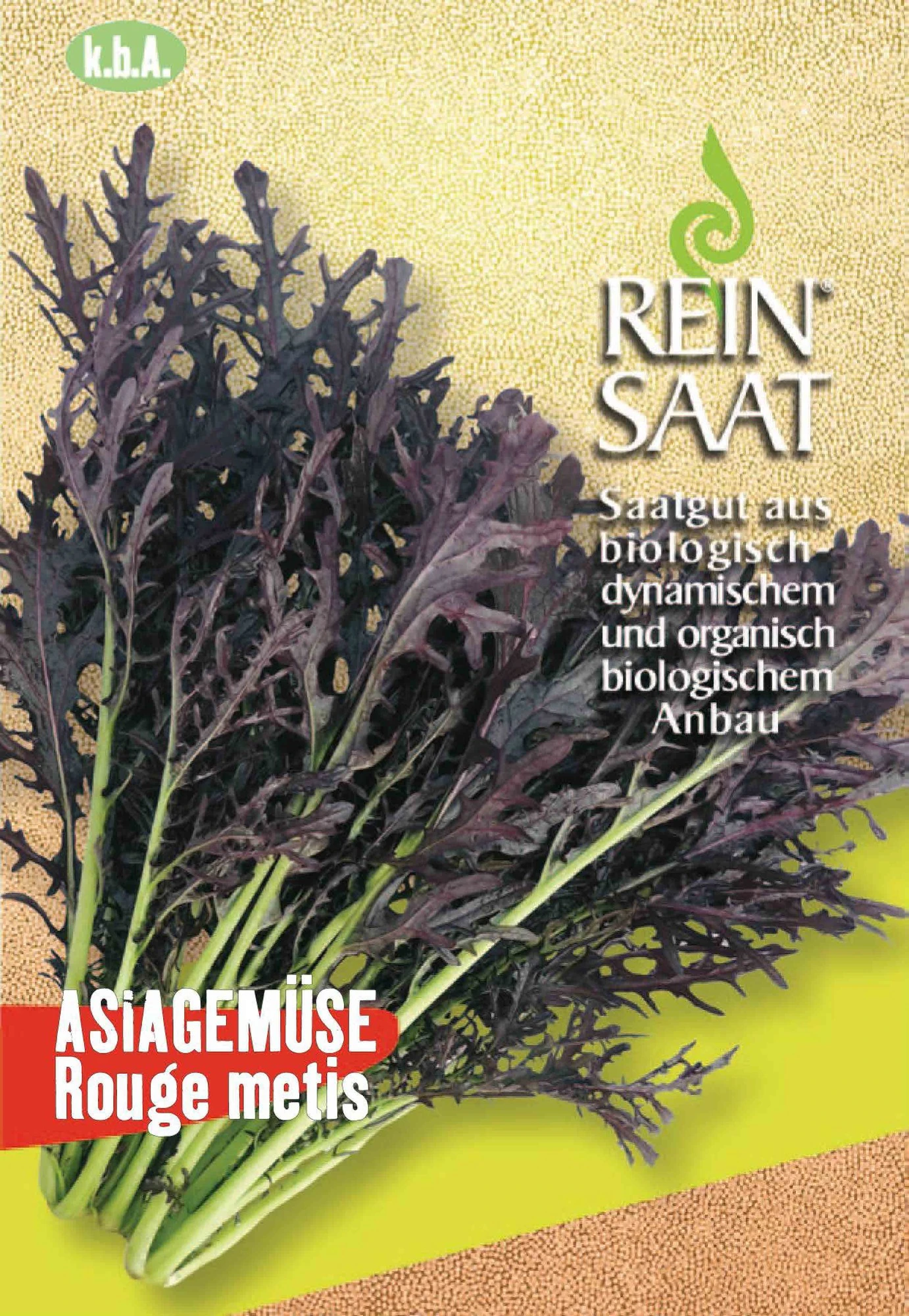 Asiagemüse Rouge Metis | BIO Salatsamen Von Reinsaat 3 Asiagemüse Rouge Metis | BIO Salatsamen Von Reinsaat