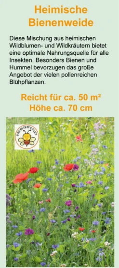 Heimische Bienenweide (100 G) | Bienenwiese Von Samen Pfann