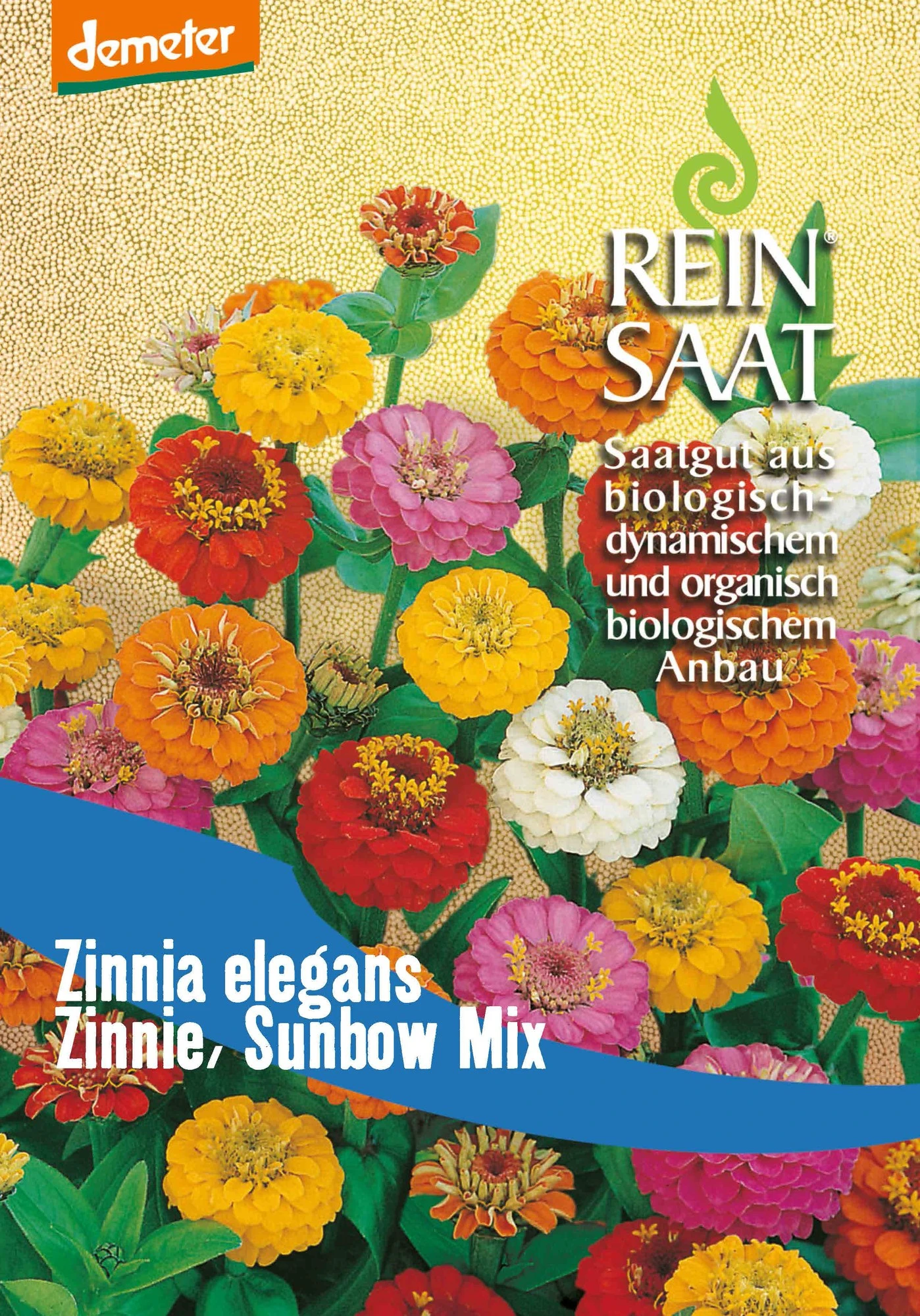 Zinnie Sunbow Mix | BIO Zinniensamen Von Reinsaat 3 Zinnie Sunbow Mix | BIO Zinniensamen Von Reinsaat