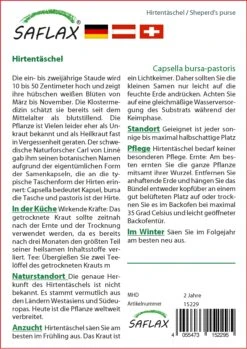Hirtentäschel | Wildblumensamen Von Saflax