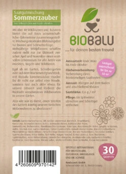 Saatgutmischung Sommerzauber (30 G) | Bienenwiese Von Biobalu -Compo Verkäufe 547420 Bienenweide Sommerzauber 30 g 2