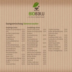 Saatgutmischung Sommerzauber (30 G) | Bienenwiese Von Biobalu -Compo Verkäufe 547420 Saatgutmischung Sommerzauber 30 g
