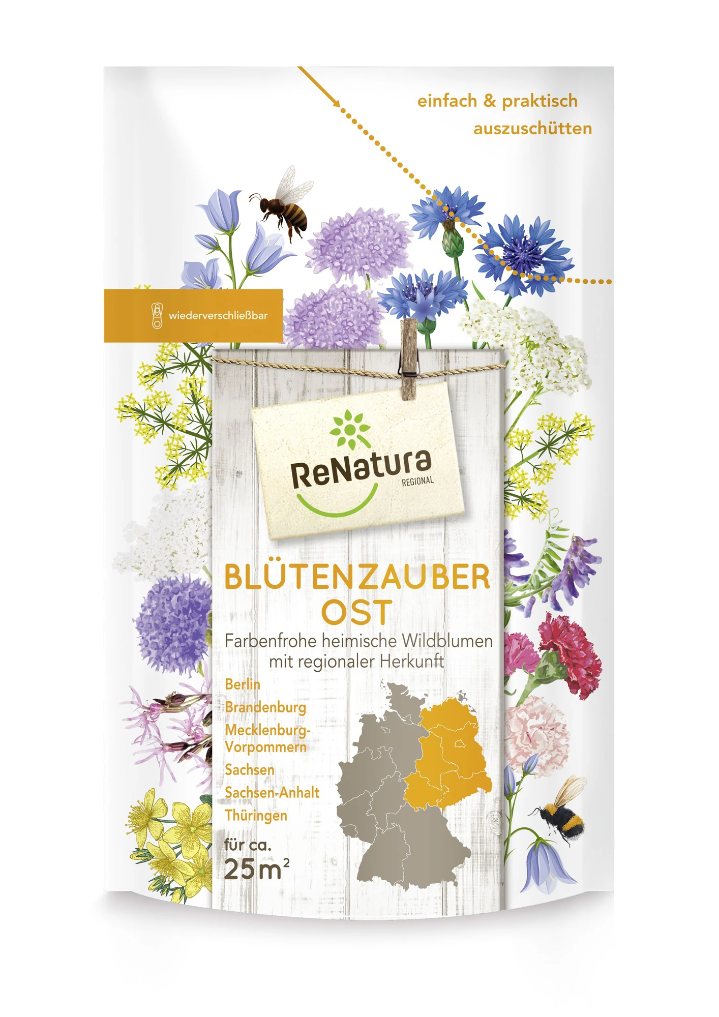 Regio Blütenzauber Ost (275 G) | Wildblumenwiese Von ReNatura 3 Regio Blütenzauber Ost (275 G) | Wildblumenwiese Von ReNatura
