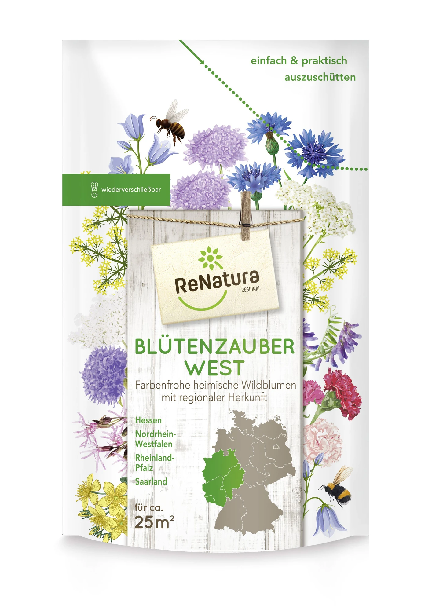 Regio Blütenzauber West (275 G) | Wildblumenwiese Von ReNatura 3 Regio Blütenzauber West (275 G) | Wildblumenwiese Von ReNatura