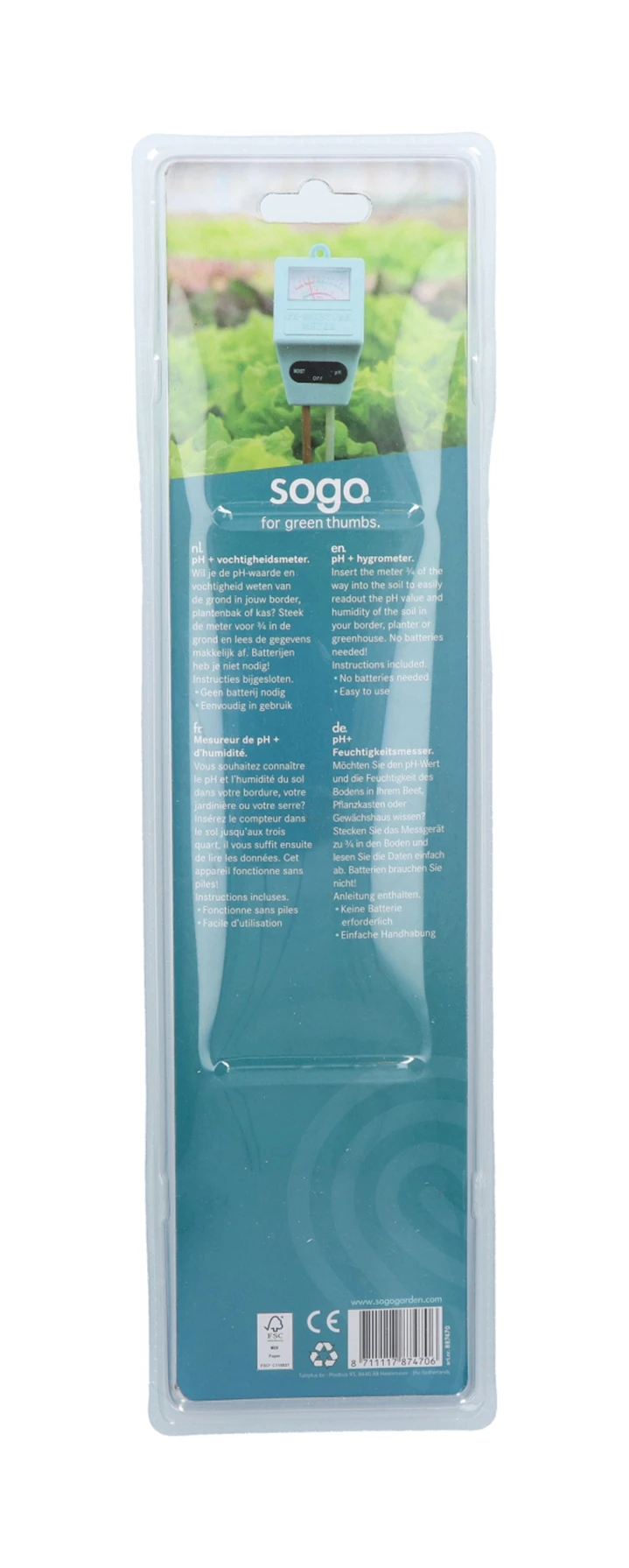 PH Feuchtigkeitsmesser | Gartengeräte Von Sogo 5 PH Feuchtigkeitsmesser | Gartengeräte Von Sogo – Bild 3