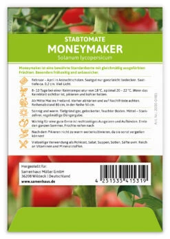 Titelseite -Compo Verkäufe 549868 Tomate Moneymaker 100 Stueck 2000 0485 100x 2