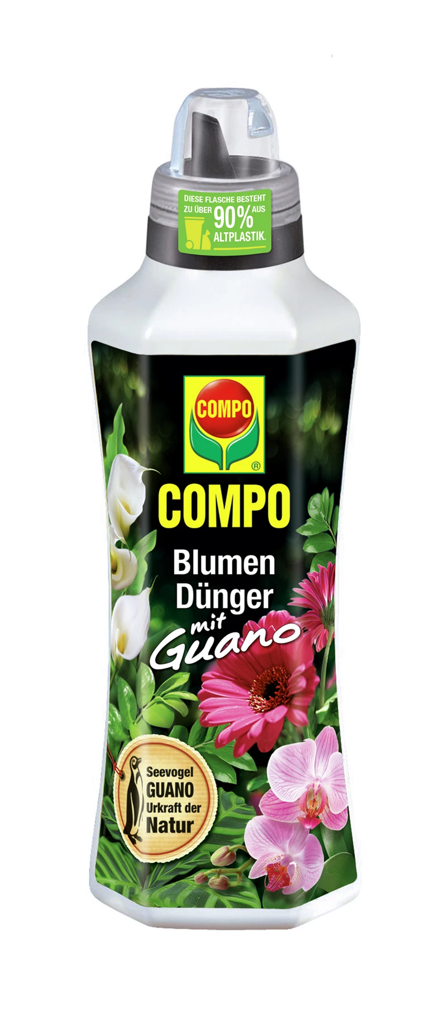 Blumendünger Mit Guano (1 L) | Dünger Von COMPO 3 Blumendünger Mit Guano (1 L) | Dünger Von COMPO