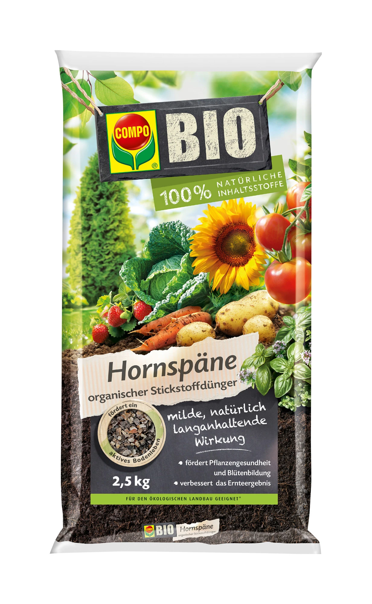 Hornspäne (2,5 Kg) | BIO Dünger Von COMPO 3 Hornspäne (2,5 Kg) | BIO Dünger Von COMPO