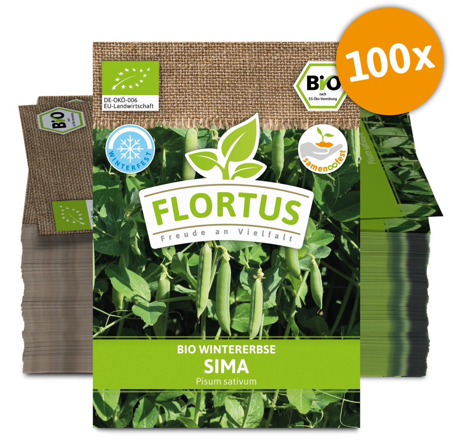 Wintererbse Sima (100 Tütchen) | BIO Markerbsensamen Von FLORTUS 4 Wintererbse Sima (100 Tütchen) | BIO Markerbsensamen Von FLORTUS – Bild 2