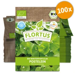 Winterportulak Postelein (100 Tütchen) | BIO Portulaksamen Von FLORTUS -Compo Verkäufe 551882 BIO Winterportulak Postelein 100 Tuetchen 2000 0563 100x 0 1