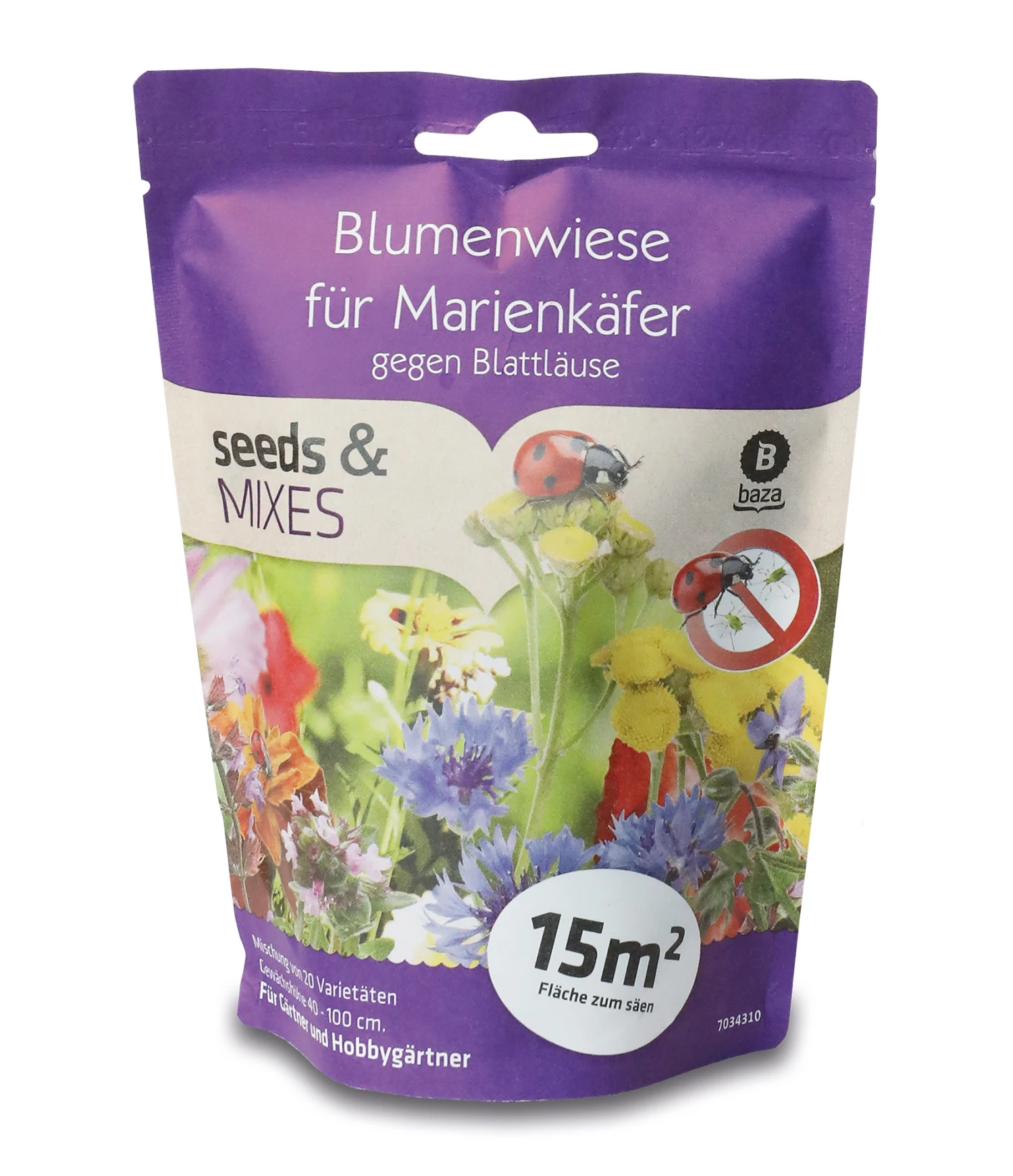 Blumenwiese Für Marienkäfer (15 M²) | Insektenwiese Von Baza 3 Blumenwiese Für Marienkäfer (15 M²) | Insektenwiese Von Baza